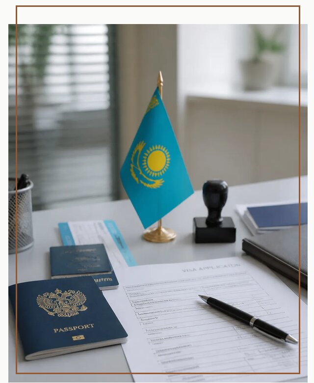 Оформление визы в Казахстан для поездки и работы в Сызрани