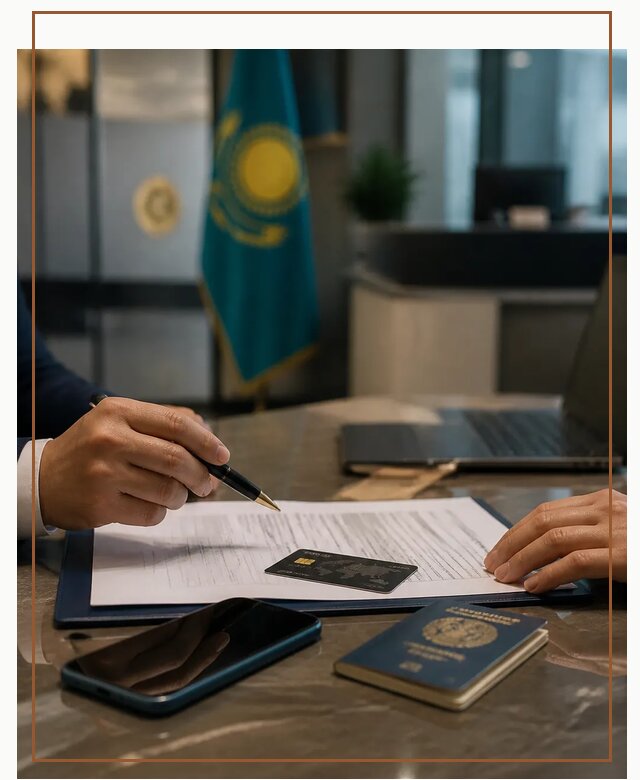 Открытие счета и банковской карты в Казахстане в Сызрани